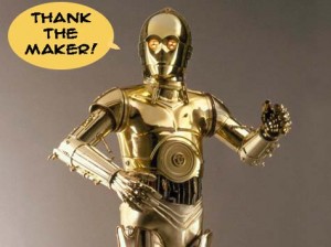 Thank the Maker! Sing the letter to George Lucas for 27 years of Star Wars!