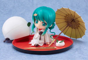 Nendoroid Snow Hatsune Miku Strawberry White Kimono Ver.